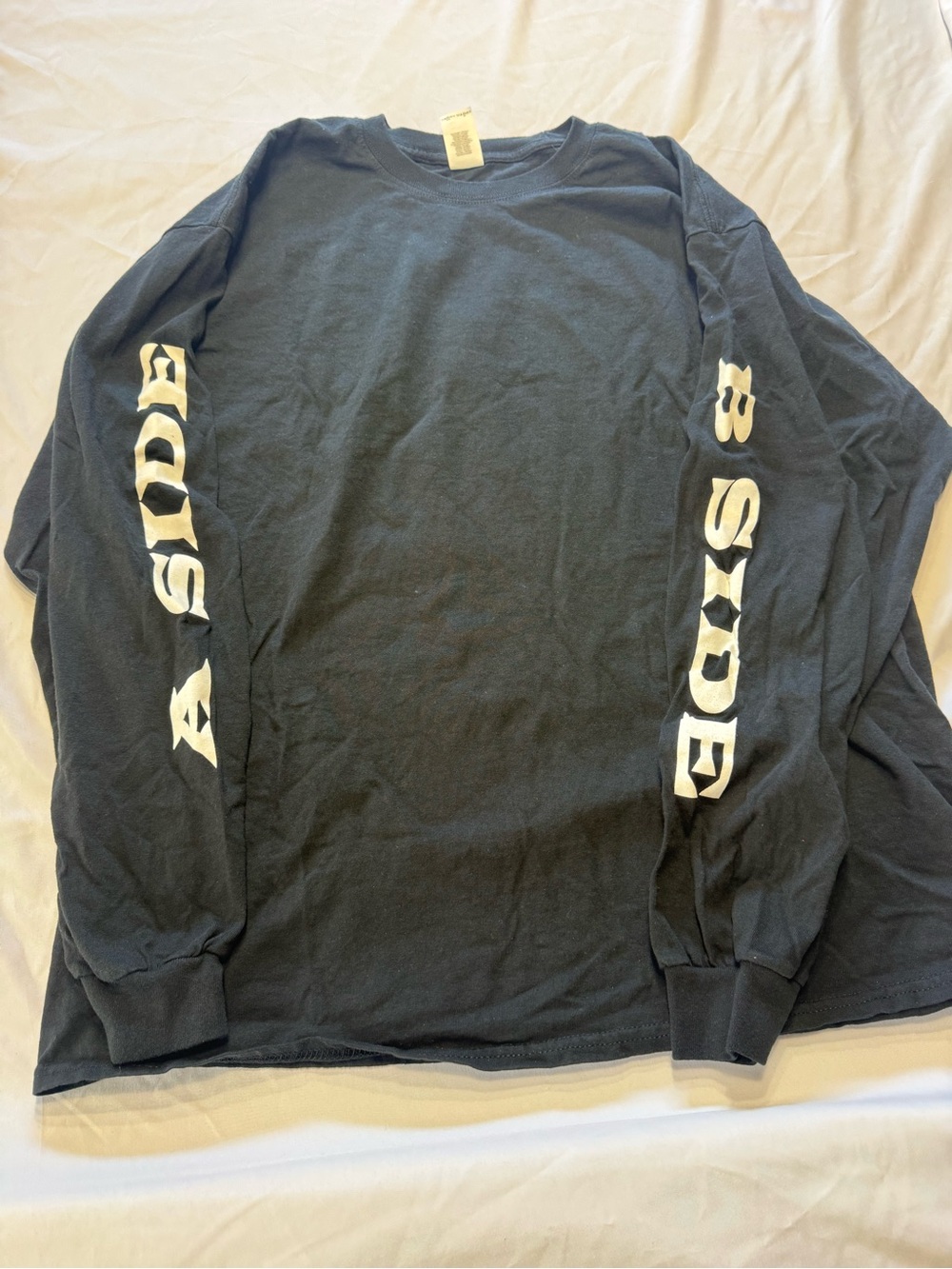 Drake Black Long Sleeve Tee A-Side B-Side